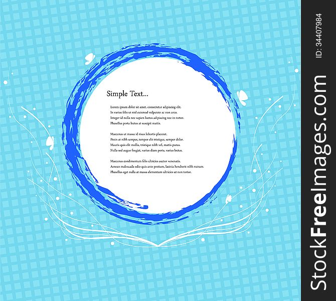 Bubble circle design on sky blue background. Bubble circle design on sky blue background