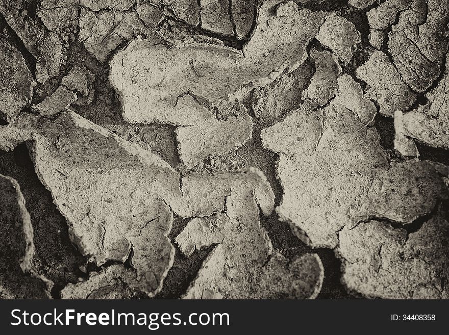 Drought abstract background texture