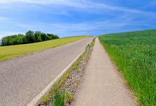 Countryside Road In Switzerland Stock Photography Countryside Road In Switzerland Stock Photography