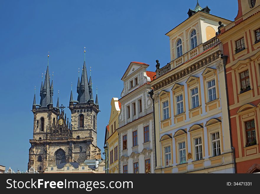 General view of Old Town Square (Prague, Czech Republic). General view of Old Town Square (Prague, Czech Republic)