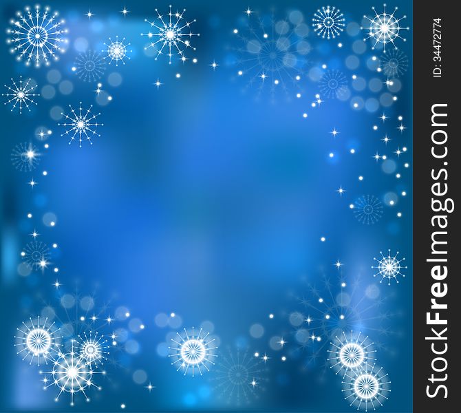 Christmas Background. Abstract Vector Illustration
