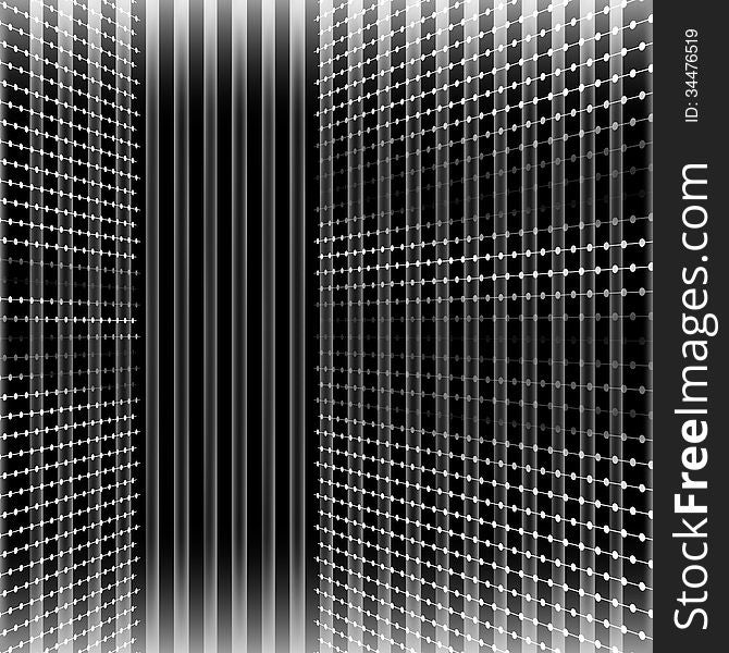 Black and white vector abstract background