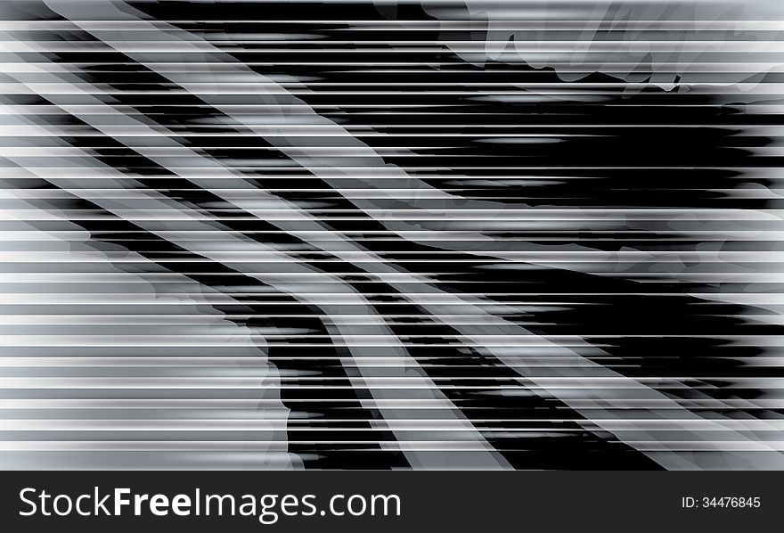 Black and white grunge abstract backdrop