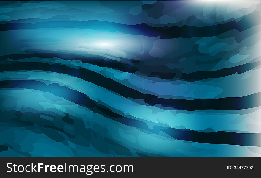 Dark blue vector abstract background