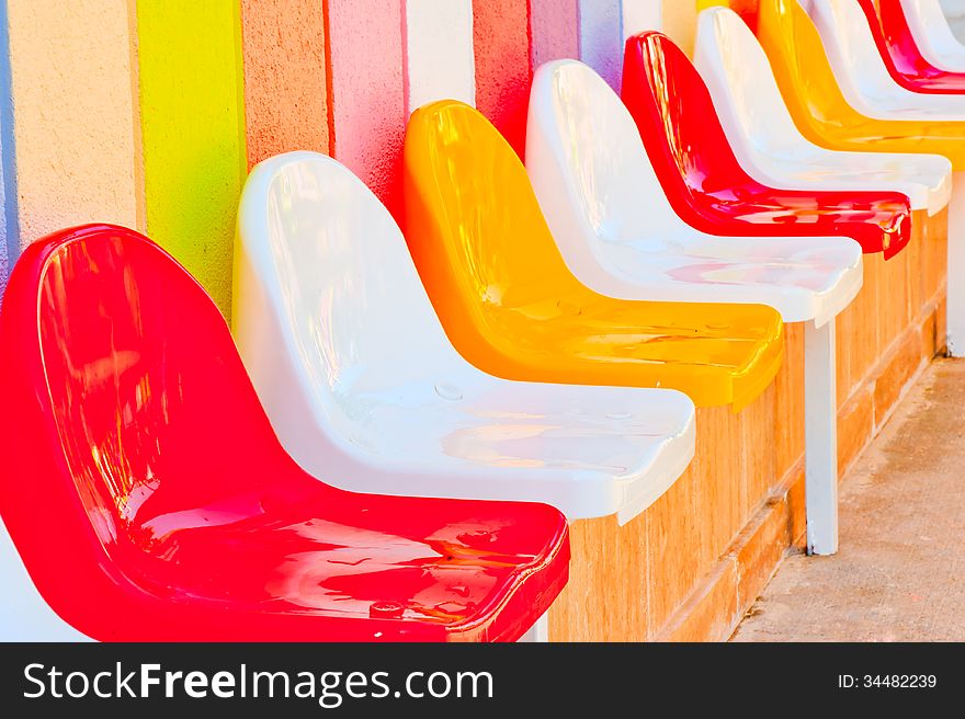 Multi-colored Seats For Children