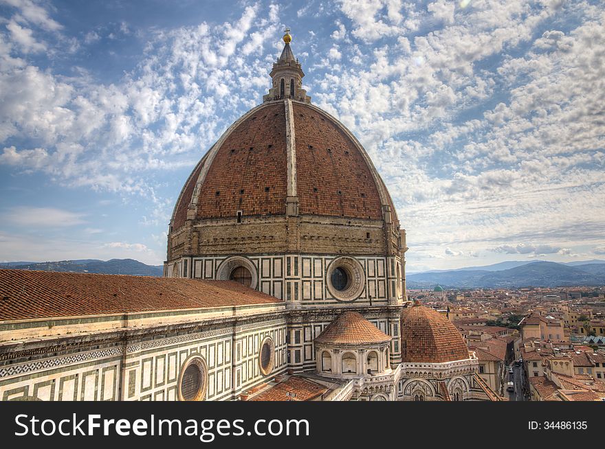 Picture of the famous landmark in Firenze. Picture of the famous landmark in Firenze