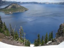 Crater Lake Royalty Free Stock Photo Crater Lake Royalty Free Stock Photo