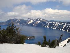Crater Lake Royalty Free Stock Photography Crater Lake Royalty Free Stock Photography