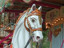 Old Carousel Horse Royalty Free Stock Image