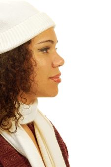Winter Profile Royalty Free Stock Images Winter Profile Royalty Free Stock Images