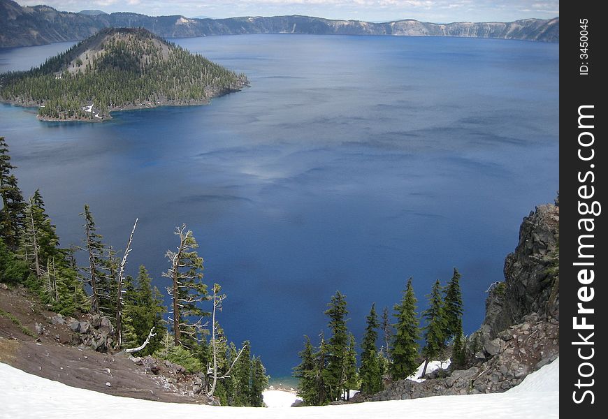 Crater Lake is the deepest lake in USA.