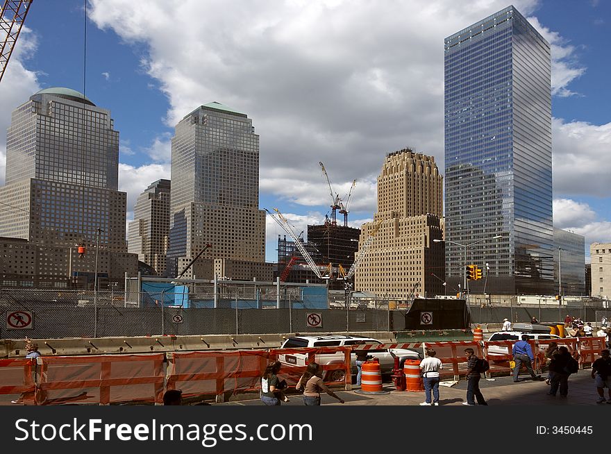 Site of the former World Trade Center as it looks today. Site of the former World Trade Center as it looks today