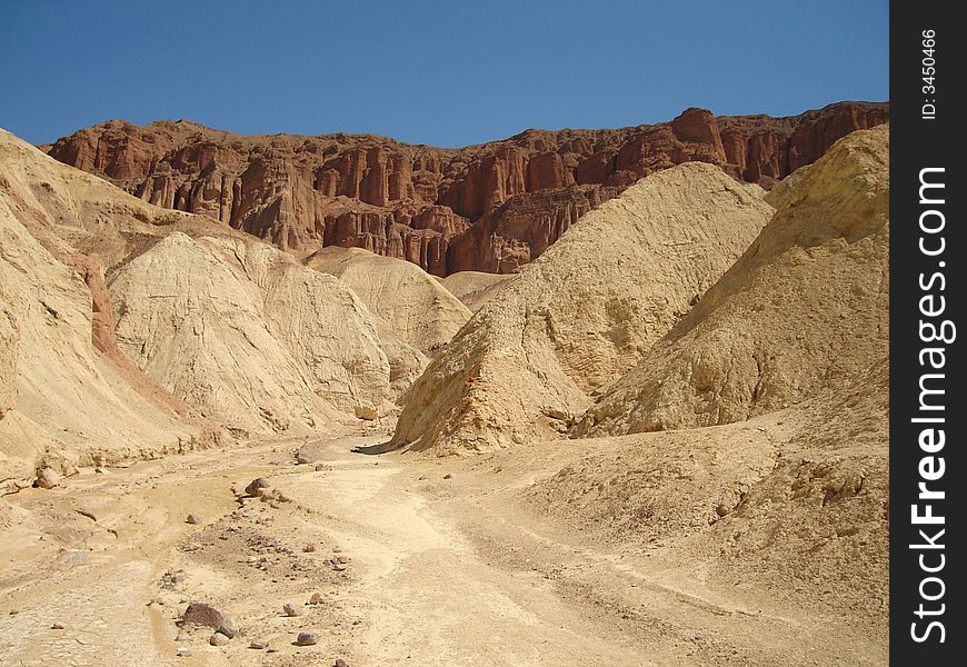 Golden Canyon is located in Death Valley NP.