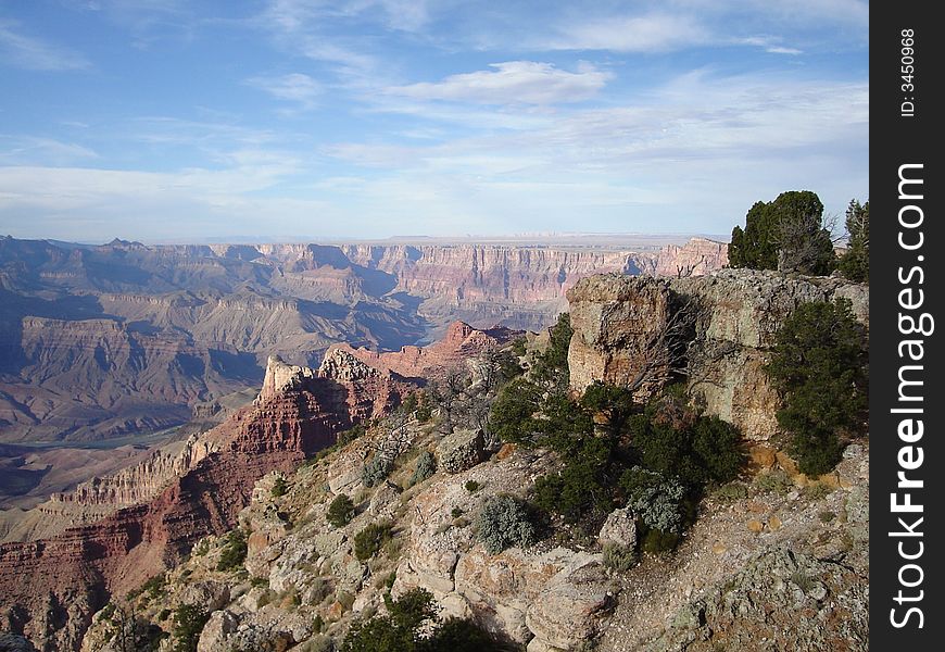 Grand Canyon located in the state of Arizona  is one of the many great place in America.