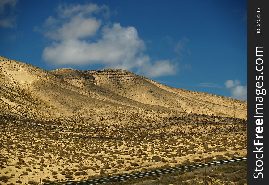 A street in a desert