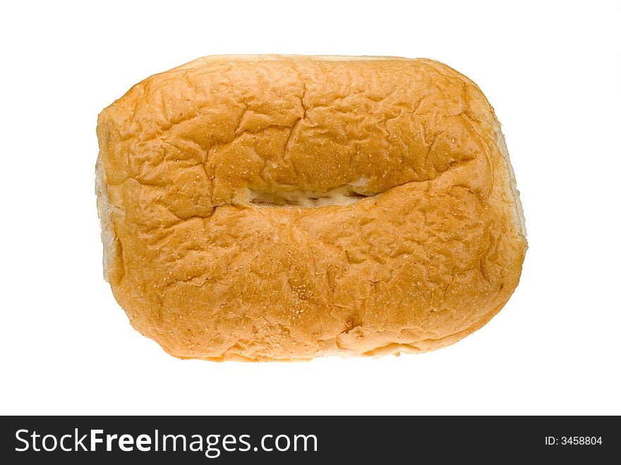 Turkish bread isolated on a white background