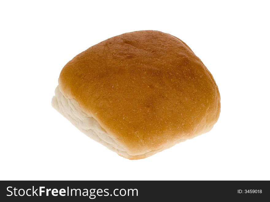 Bread bun isolated on a white background