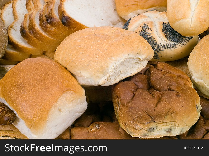 Assortment of fresh baked bread