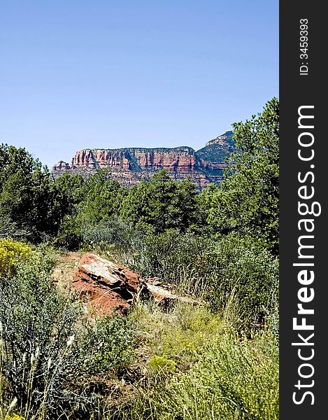 A picture of the beauty that is Sedona Arizona with the unique rock formations vegitation and beautifull colors. A picture of the beauty that is Sedona Arizona with the unique rock formations vegitation and beautifull colors