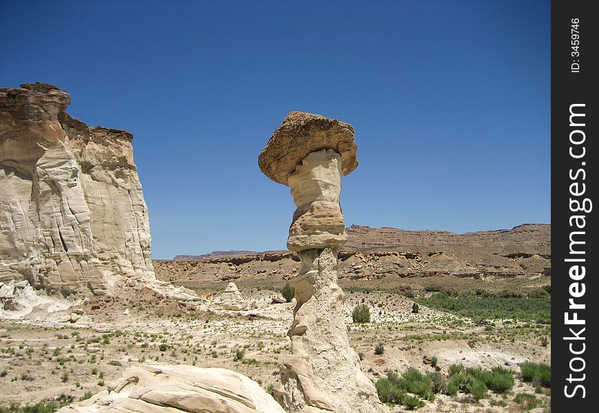 Wahweap Hoodoos are unusually shaped rock in Grand Staircase-Escalante National Monument.