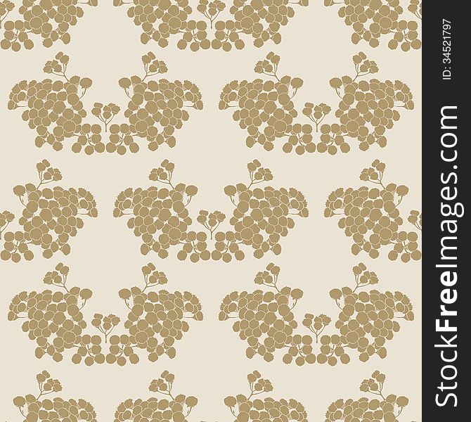 Seamless Background With Floral Pattern