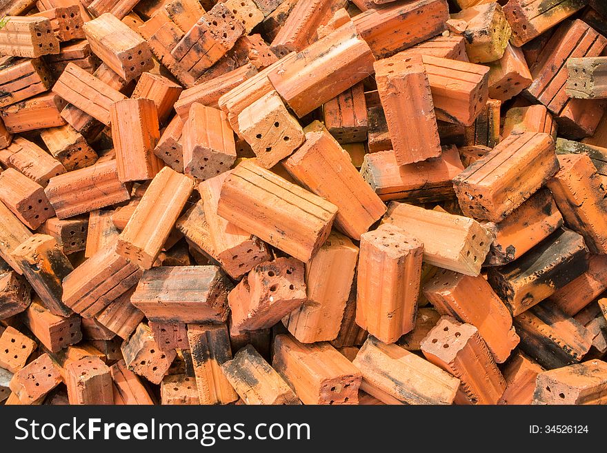 Concrete construction blocks close up background texture. Concrete construction blocks close up background texture