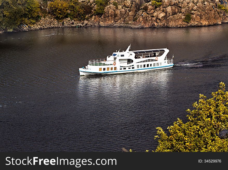 Rest on the walking boat down the river. Rest on the walking boat down the river