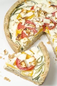 Ready Vegetable Pie On Wooden Cutting Board Royalty Free Stock Photo Ready Vegetable Pie On Wooden Cutting Board Royalty Free Stock Photo