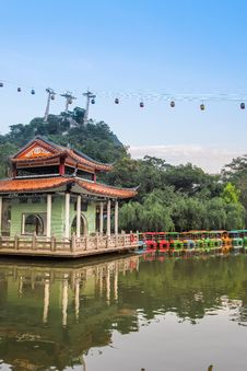 Lakeside Landscape In Chinese Garden Royalty Free Stock Photography Lakeside Landscape In Chinese Garden Royalty Free Stock Photography