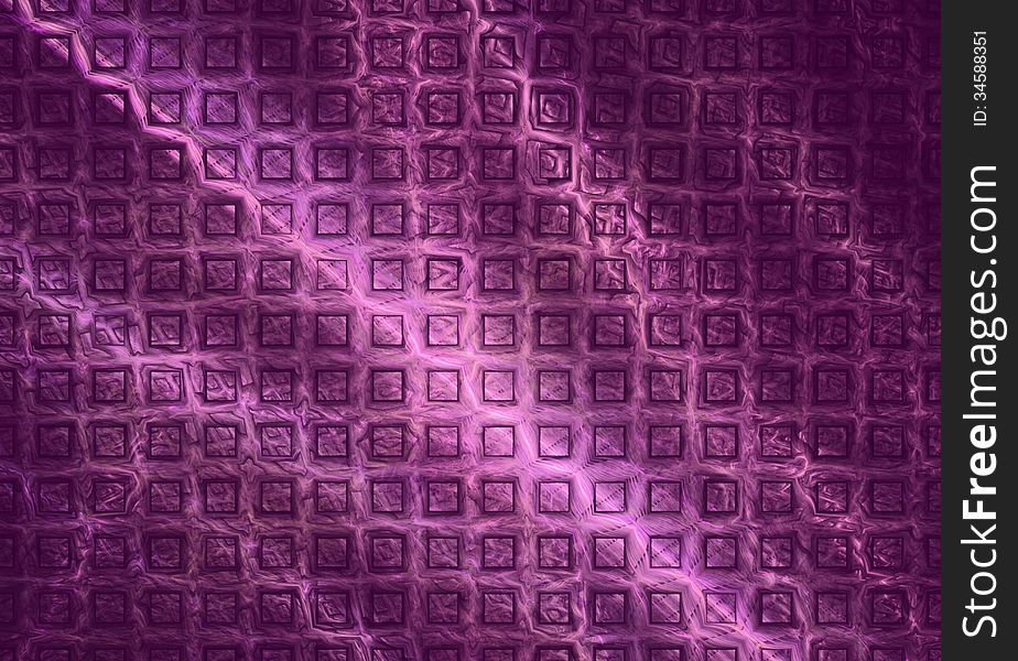 Purple Checkered 3D Background