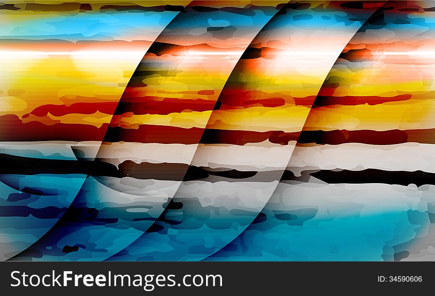 Colored Vector Abstract Background