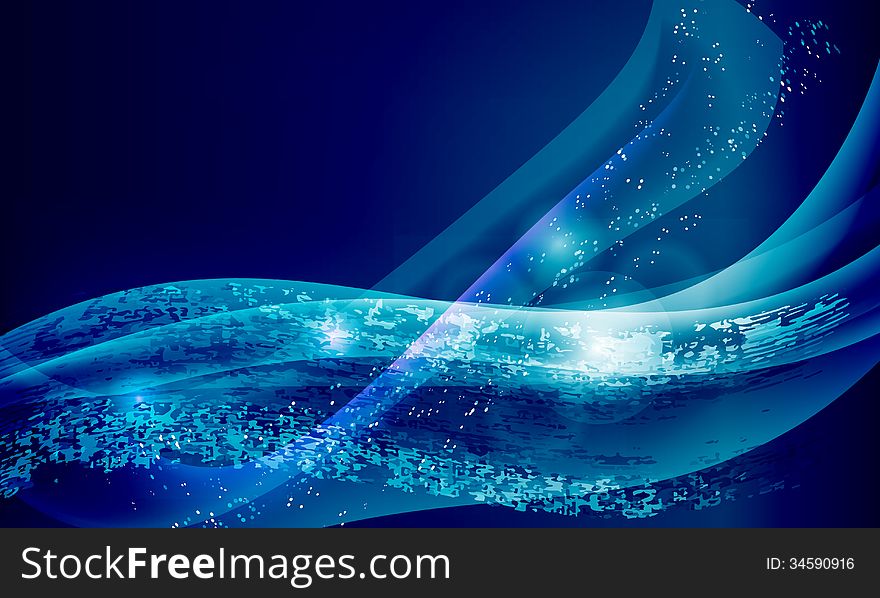 Dark blue vector abstract background