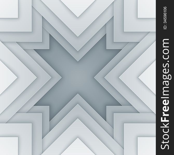 Abstract white and gray triangle shapes background