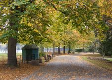 Autumn Lane Royalty Free Stock Photo Autumn Lane Royalty Free Stock Photo