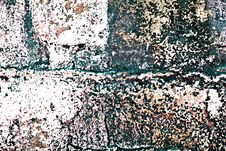 Grunge Painted Brick Wall Royalty Free Stock Photography Grunge Painted Brick Wall Royalty Free Stock Photography