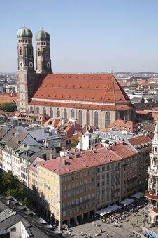 Cathedral Of Our Lady, Munich Stock Photography