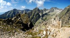 High Tatras Panoramic Picture Stock Photo