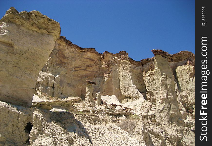 Wahweap Hoodoos are unusually shaped rock spires in Grand Staircase-Escalante National Monument.