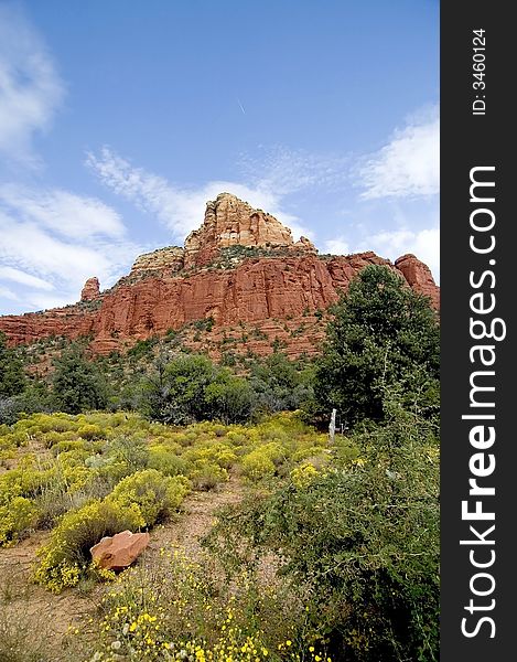 A picture of the beauty that is Sedona Arizona with the unique rock formations vegitation and  beautifull colors. A picture of the beauty that is Sedona Arizona with the unique rock formations vegitation and  beautifull colors