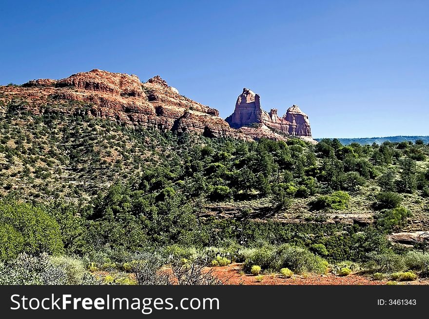 A with the unique rock formations vegitation and beautifull colors picture of the beauty that is Sedona Arizona. A with the unique rock formations vegitation and beautifull colors picture of the beauty that is Sedona Arizona