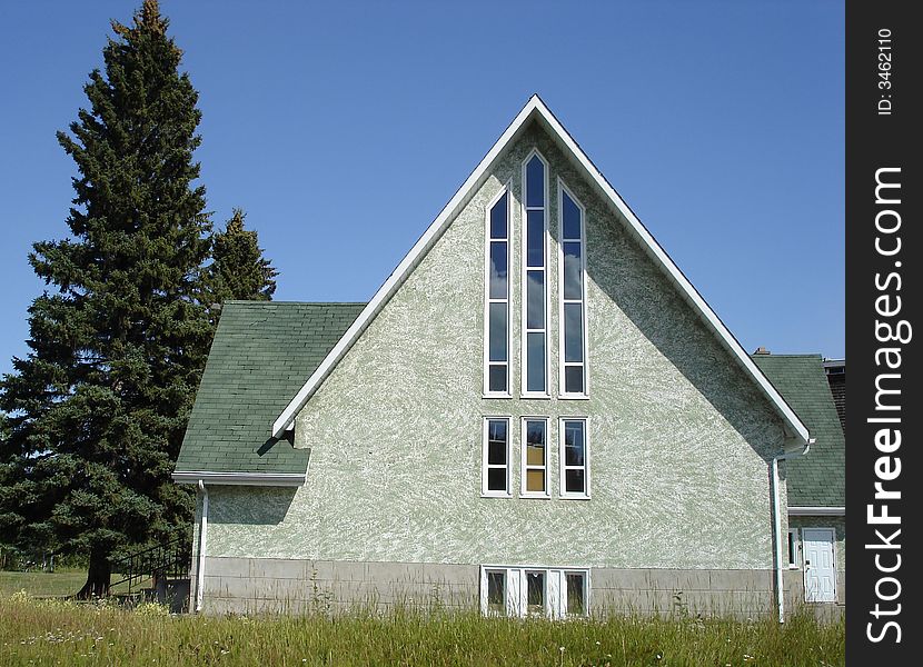 Close-up Of Old Stucco Church