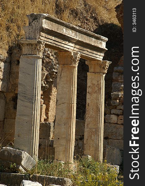 Ancient Ruins In Ephesus