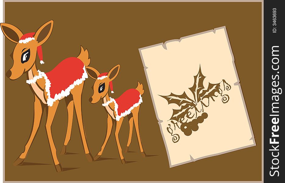 Deers and Christmas