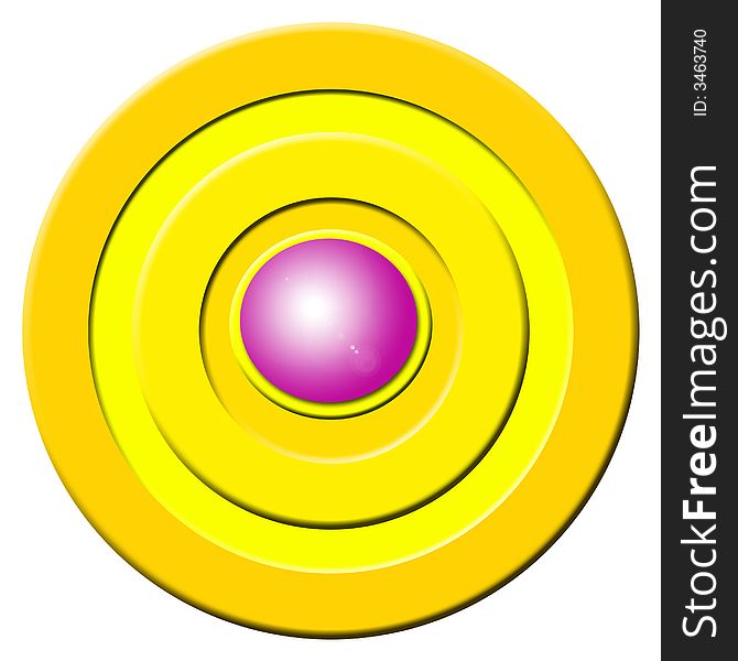 Pink buzzer button