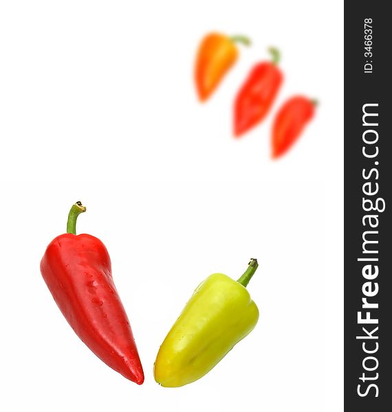 Family of peppers concept image