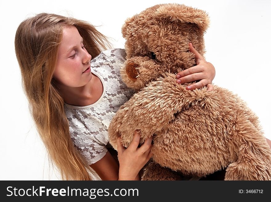 Girl With Teddy
