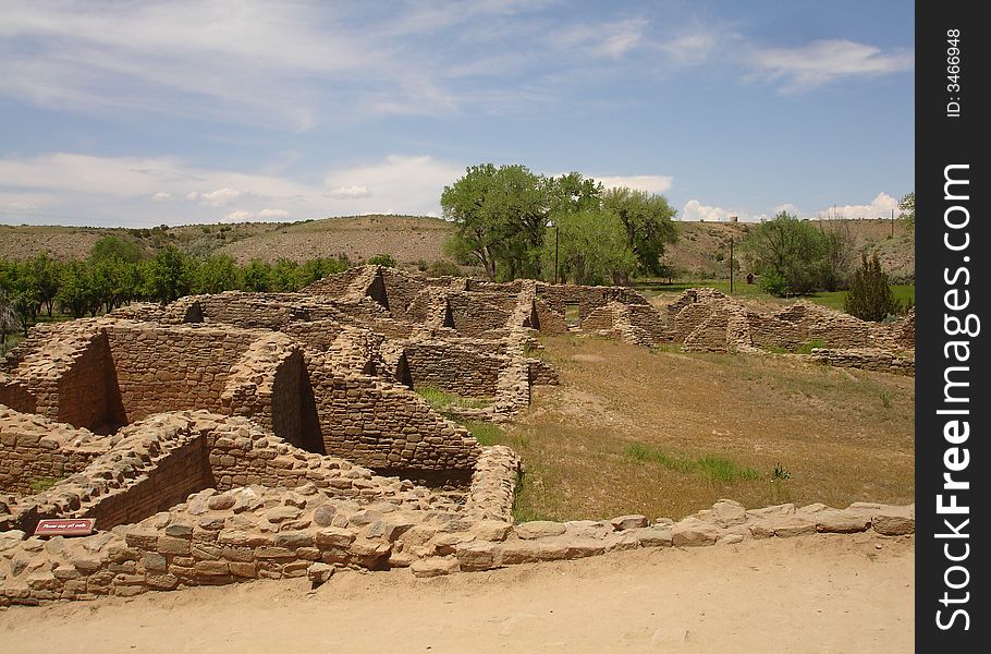 West Ruins are protected in Aztec Ruins National Monument