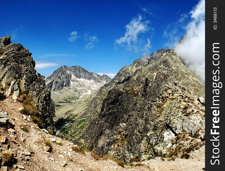 High Tatras mountain panoramic picture, Slovakia. High Tatras mountain panoramic picture, Slovakia