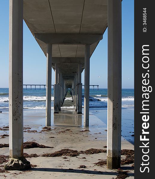 Ocean beach pier in San Diego