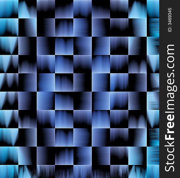 Abstract Blue background with texture.  Light and tile effect.